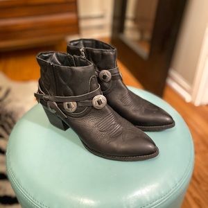 Dolce Vita Concho “Skye” Leather booties